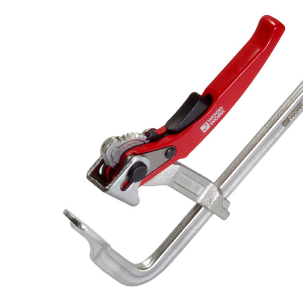 Струбцина WOODWORK кованая, F-тип, 200x60 мм, c рычажной рукояткой, усилие прижима до 160 кг RFC-206 в Екатеринбурге 