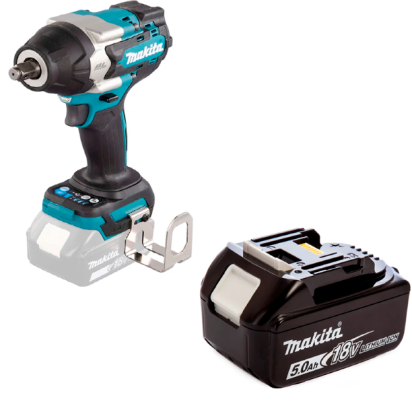 Ударный аккумуляторный гайковерт Makita DTW700Z + Аккумулятор BL1850B  PT1532