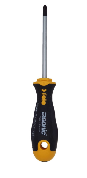 Отвертка Ergonic  Felo крестовая PZ 2X100 40120310 в Екатеринбурге 