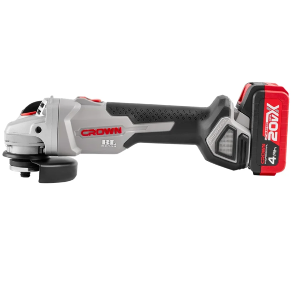 Аккумуляторная углошлифовальная машина CROWN CT23001-125HX-4 BMC в Екатеринбурге