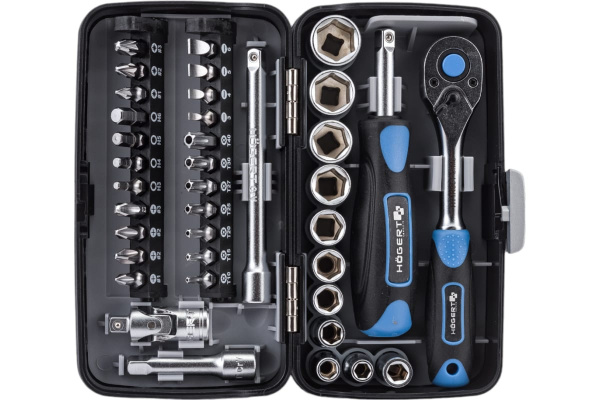 Набор инструментов HOEGERT 1/4″ 38пр.  HT1R462 в Екатеринбурге 