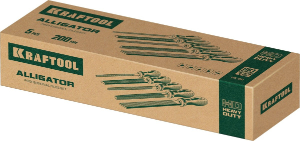 Набор напильников KRAFTOO  ALLIGATOR 200мм.  16905 в Екатеринбурге 