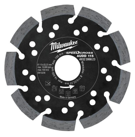 Алмазный диск AUDD 115 Milwaukee