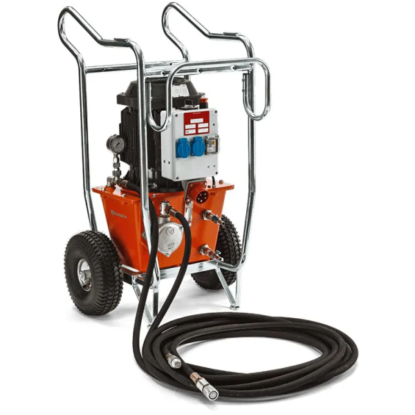 Гидравлическая станция "HUSQVARNA" PP 325 E (9,3 кВт,140 бар, 40 л/мин, 400 V - 16 A. 95 кг.) в Екатеринбурге