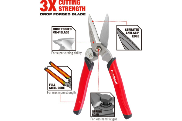 Ножницы универсальные кованые GOLDBLATT  G08208 в Екатеринбурге 