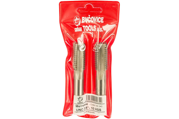 Набор метчиков дюймовая резьба BUCOVICE 3/4 UNC HSS 145340 в Екатеринбурге 