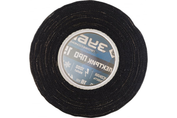 Изолента ЗУБР 18мм. 15 метров черная х/б  1231-15 в Екатеринбурге