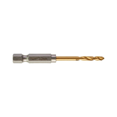Сверло по металлу Milwaukee RedHEX HSS-G TiN 3мм (2шт)