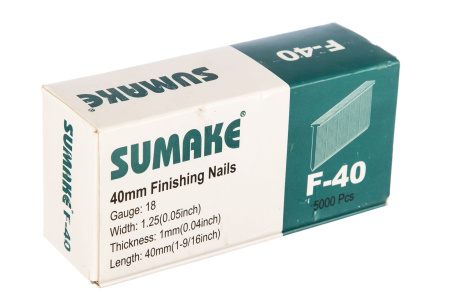 Гвозди для степлера Sumake 1х1,25мм. 40мм. 5000шт.  31383 в Екатеринбурге