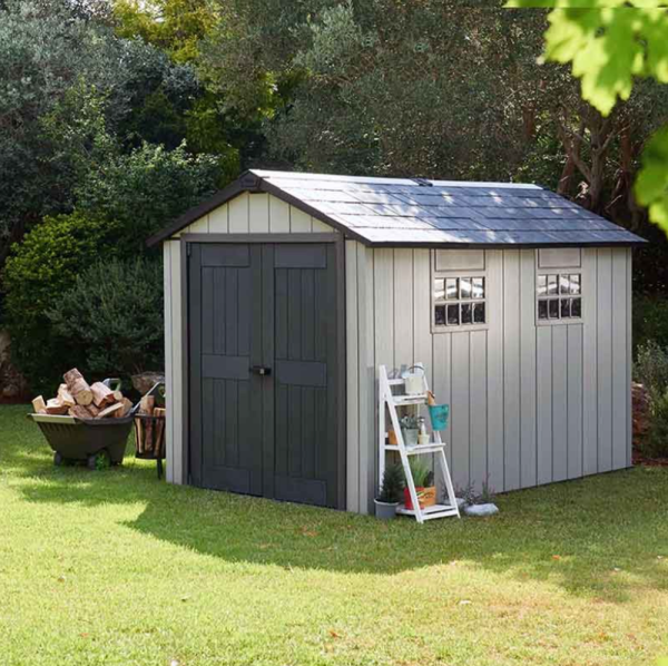 Блок хозяйственный из ПВХ "Keter" Окланд 7511 серый 229x350x242см 211кг  17201421 в Екатеринбурге