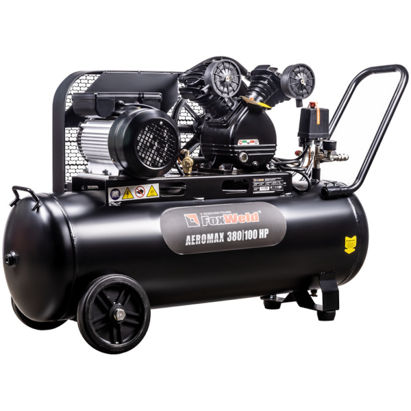 Компрессор масляный ременной FOXWELD AEROMAX 380/100 HP 7068 в Екатеринбурге