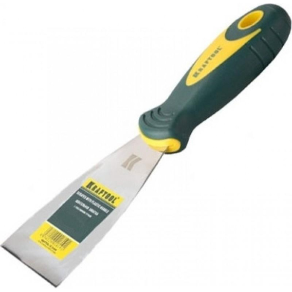 Шпатель "Kraftool" нержав.полотно 2-компоненткая ручка 75мм. 10035-075