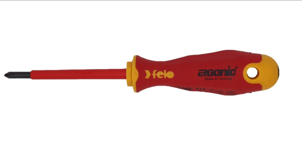 Отвертка диэлектрическая Felo Ergonic  крестовая PH 1X80 41410290