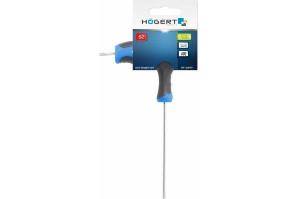 Ключ HOEGERT  torx security типа "Т" длинный TT15 HT1W870