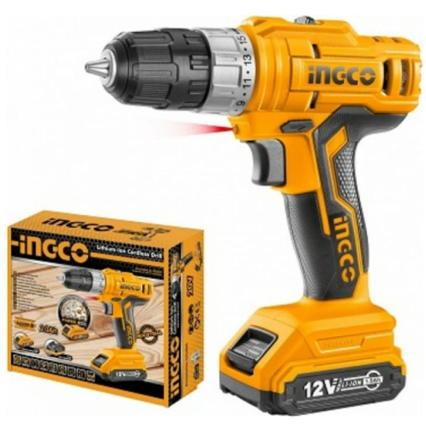 Аккумуляторный шуруповерт INGCO Li-ion 12В  CDLI1221 в Екатеринбурге