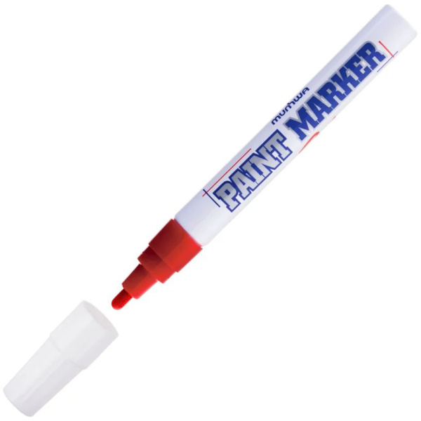 Маркер MunHwa (красный) 4мм  PM-03 в Екатеринбурге 