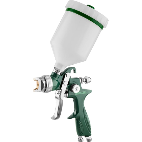 Краскопульт с верхним бачком Kraftool AirKraft HVLP 1.7мм.  06522-1.7 в Екатеринбурге