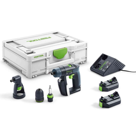 Аккумуляторная безударная дрель-шуруповерт FESTOOL СXS Li 2.6 Set SYS3 576093 в Екатеринбурге