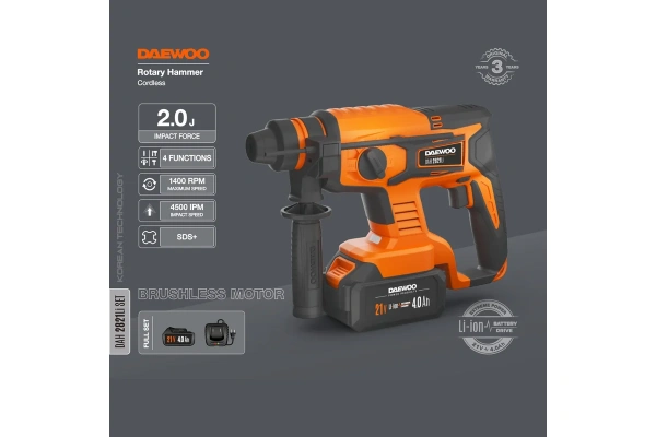 Перфоратор аккумуляторный DAEWOO DAH 2821Li SET в Екатеринбурге