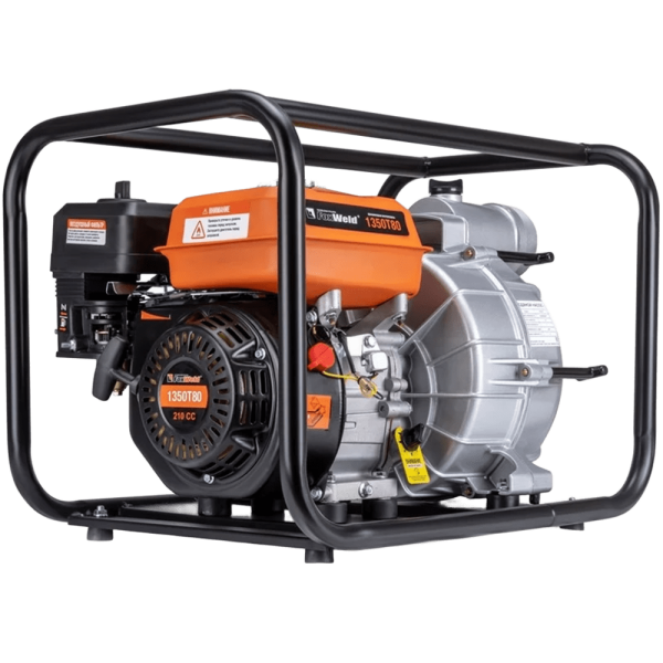 Мотопомпа бензиновая для грязной воды FoxWeld 1350T80 8637