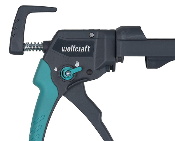 Пистолет для герметика полуоткрытый поворотный  Wolfcraft MG 400 310мм.  4354000 в Екатеринбурге 