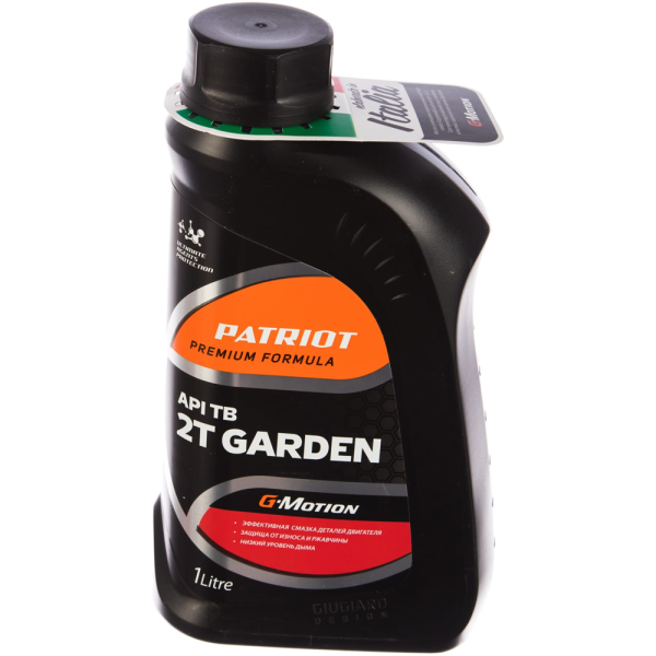 Масло минеральное PATRIOT G-Motion 2Т GARDEN 1л 850030300
