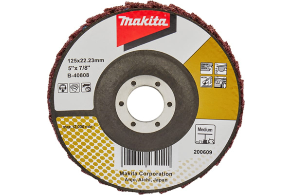 Диск лепестковый по металлу Makita 125х12х22мм.  B-40808 в Екатеринбурге