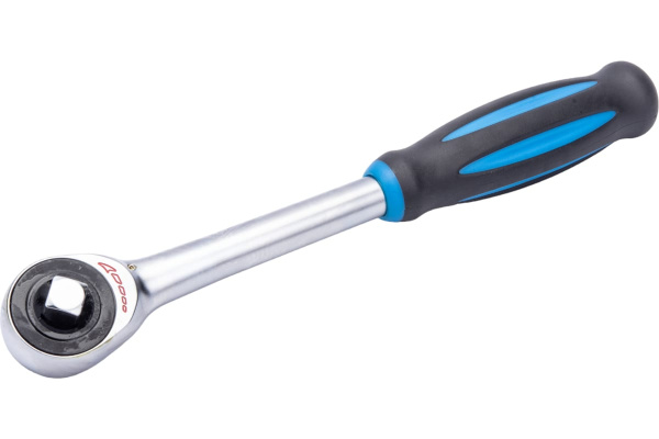 Трещотка HOEGERT 1/2" 72Т с крутящейся ручкой  HT1R372