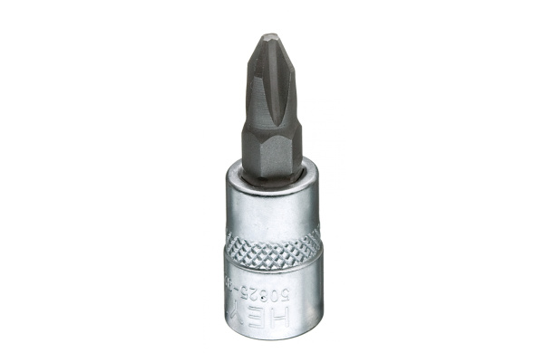 Головка торцевая HEYTEC 1/4"DR с вставкой-битой РН2 HE-50825320283 в Екатеринбурге