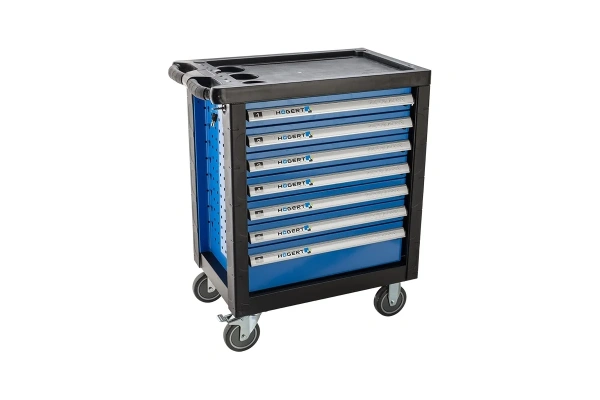 Тележка инструментальная HOEGERT 7 ящиков усиленный верх  HT7G047
