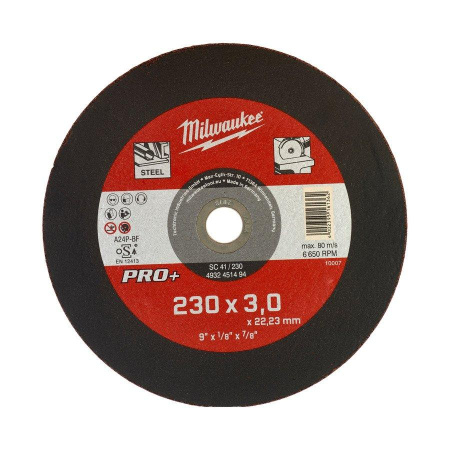 Отрезной диск Milwaukee SCS 41/230х3 PRO+ 1шт