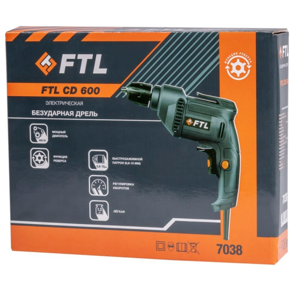 Дрель электрическая FOXWELD FTL CD 600 7038 в Екатеринбурге
