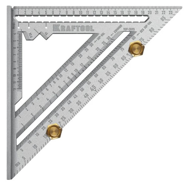 Угольник высокоточный кровельный "KRAFTOOL" 250 мм, 5-в-1 3441-25 в Екатеринбурге 