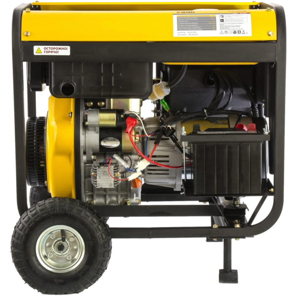 Генератор дизельный "Denzel" DD6300E 5,0кВт, 230В/50ГЦ, 15л. электростартер в Екатеринбурге