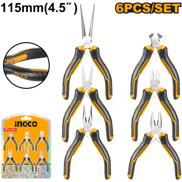 Набор плоскогубцев мини INGCO HMPS06115 в Екатеринбурге 