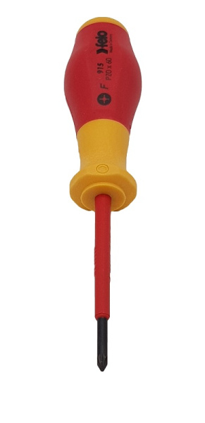 Отвертка диэлектрическая крестовая Felo PZ0х60 91500190 в Екатеринбурге 