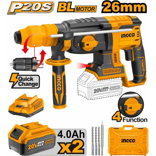 Аккумуляторный перфоратор INGCO в Екатеринбурге