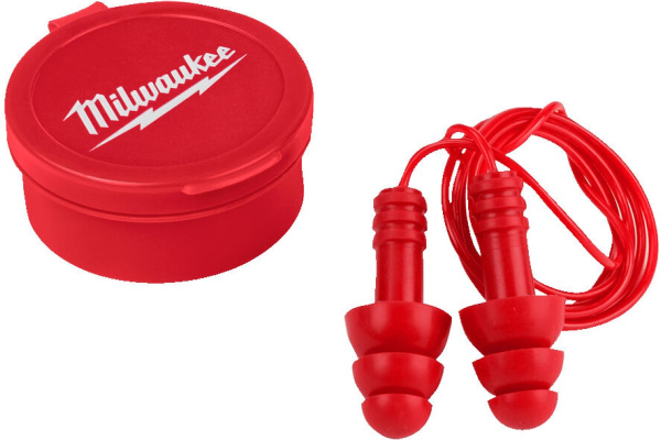 Беруши Milwaukee многоразовые на шнурке-3пары 1шт 4932471904