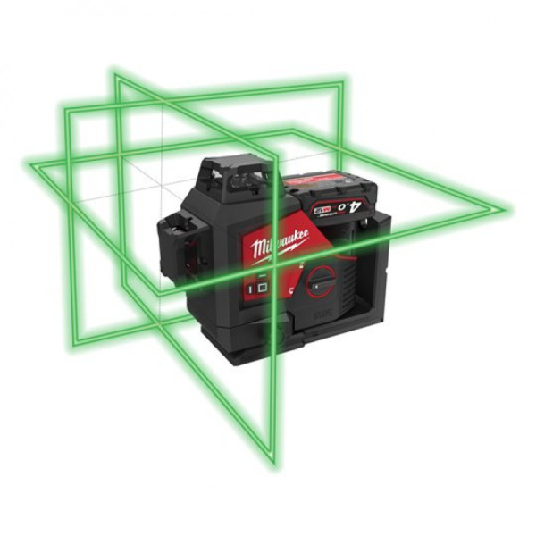 Акк. мультилинейный лазерный нивелир Milwaukee M12 3PL-0C 4933478103