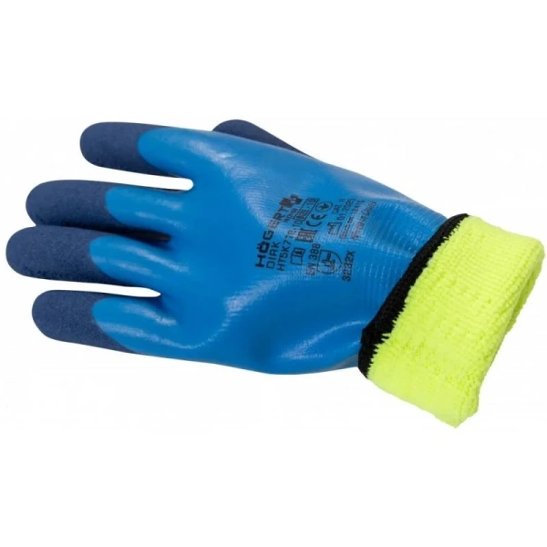 Перчатки HOEGERT DIRK утепленные с латексным покрытием размер 11  HT5K778-11 в Екатеринбурге