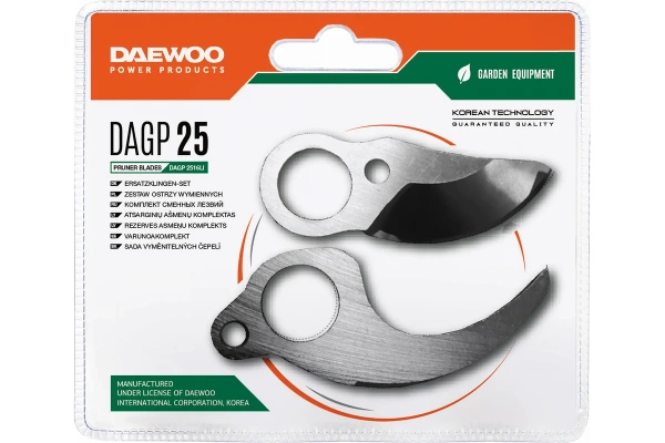 Комплект сменных лезвий для секатора DAEWOO DAGP 25   в Екатеринбурге