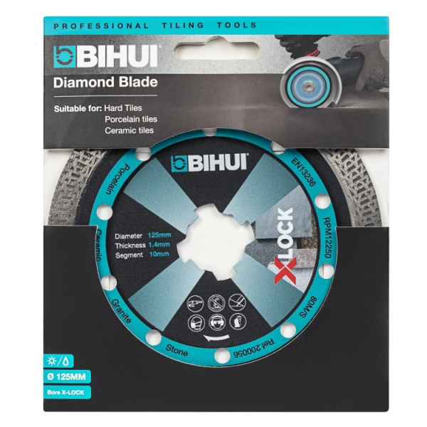 Диск алмазный BIHUI B-MAGIC X-LOCK 125х1,4х10мм  DCXW125
