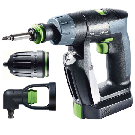 Аккумуляторная безударная дрель-шуруповерт FESTOOL СXS Li 2.6 Set SYS3 576093 в Екатеринбурге