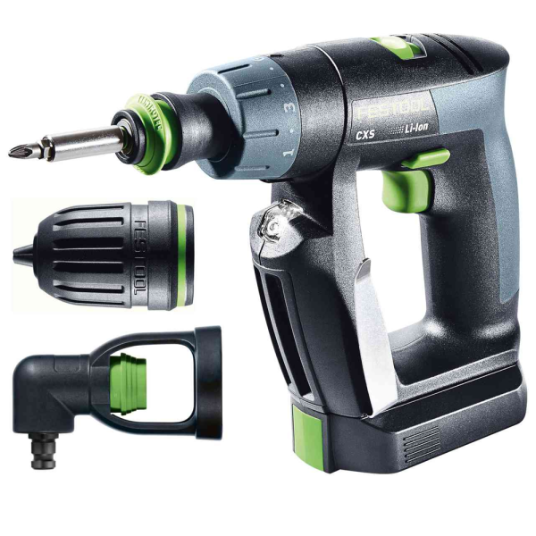 Аккумуляторная безударная дрель-шуруповерт FESTOOL СXS Li 2.6 Set SYS3 576093 в Екатеринбурге