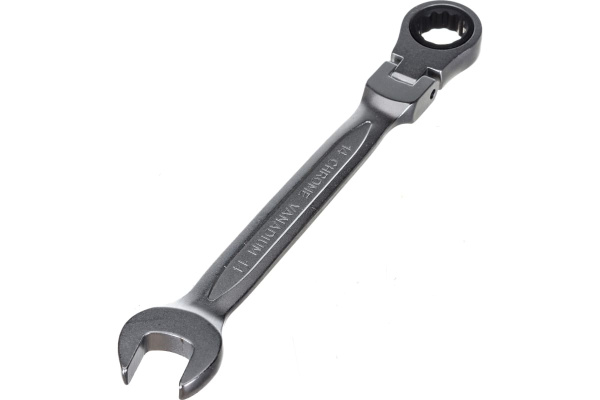 Ключ комбинированный HOEGERT  шарнирный с трещоткой 14 мм, 72T, сталь CrV HT1R054 в Екатеринбурге 