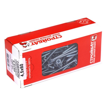 Саморез универсальный СТРОЙБАТ 4,5x60мм. белый 150шт. 110661 в Екатеринбурге