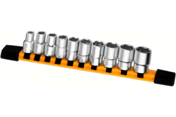 Набор головок INGCO INDUSTRIAL 1/4" 10 предметов  HKTS14103