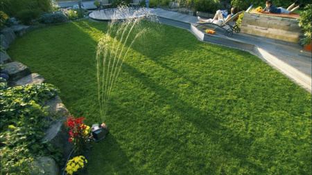 Дождеватель мобильный контурный Aqua Contour Automatic GARDENA 08133-20.000.00 в Екатеринбурге