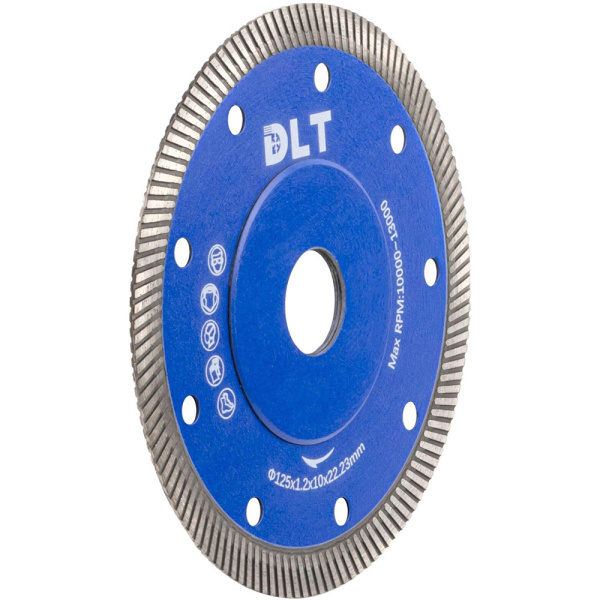 Диск алмазный DLT №19 SUPER THIN TURBO 125мм  1424 в Екатеринбурге