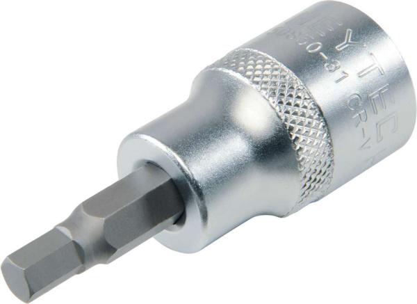 Головка торцевая с вставкой-битой 1/2"DR 4 мм HEYTEC HE-50850310083 в Екатеринбурге